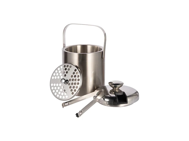 Sublimation 44oz/1300ml Stainless Steel Ice Bucket Set (Silver)