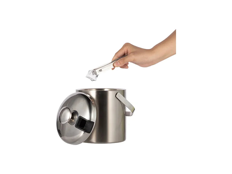 Sublimation 44oz/1300ml Stainless Steel Ice Bucket Set (Silver)