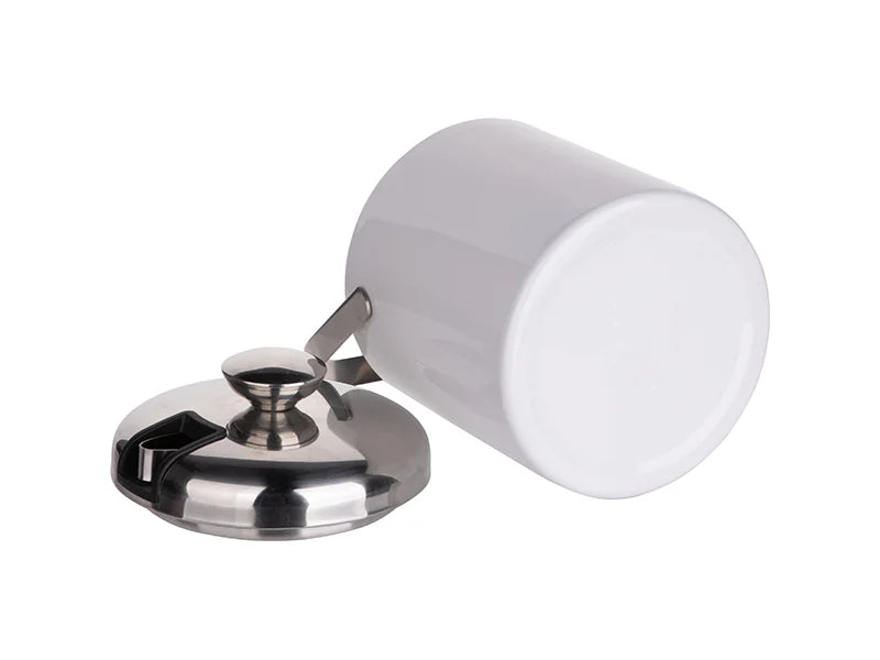 Sublimation 44oz/1300ml Stainless Steel Ice Bucket Set (White)