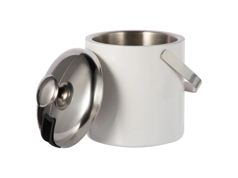 Sublimation 44oz/1300ml Stainless Steel Ice Bucket Set (White)