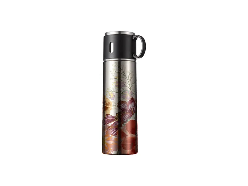 17OZ/500ml Sublimation Stainless Steel Bottle (Silver)