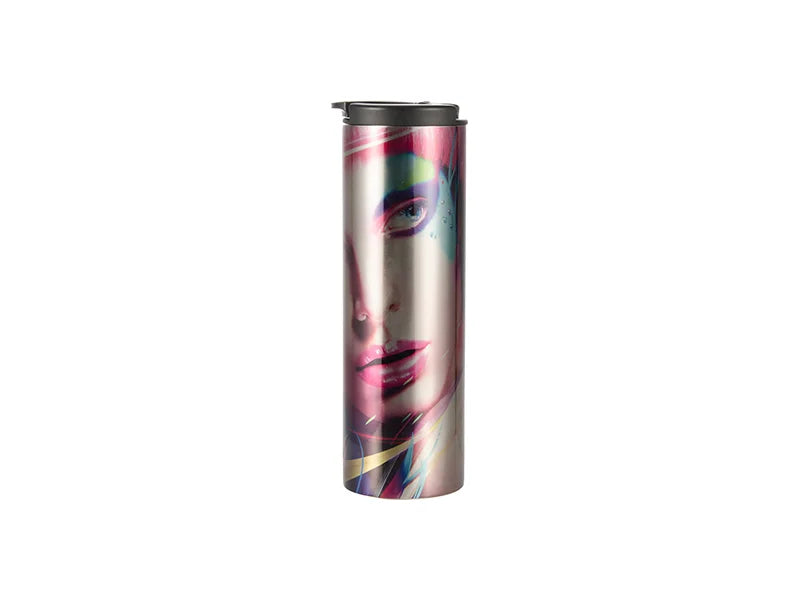 Sublimation 500ml Stainless Steel Flask Bottle (Silver)