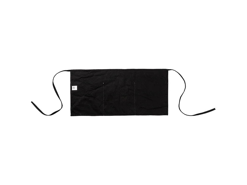 Sublimation Blanks Black Adult Apron w/ 3 White Pockets (60*29cm)