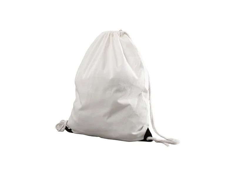 Sublimation Drawstring Backpack White