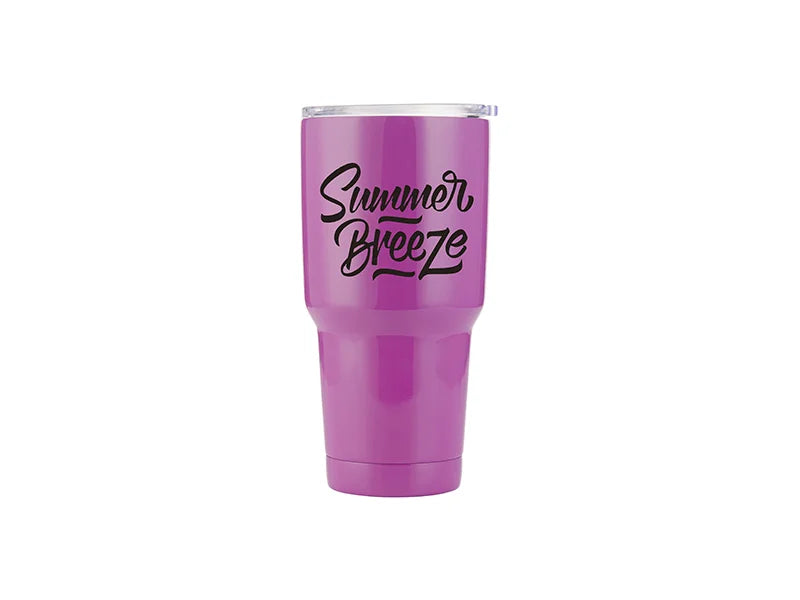 Sublimation 30oz Stainless Steel Tumbler(Purple)