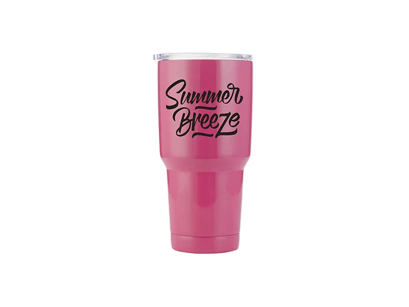 Sublimation 30oz Stainless Steel Tumbler( Rose Red)