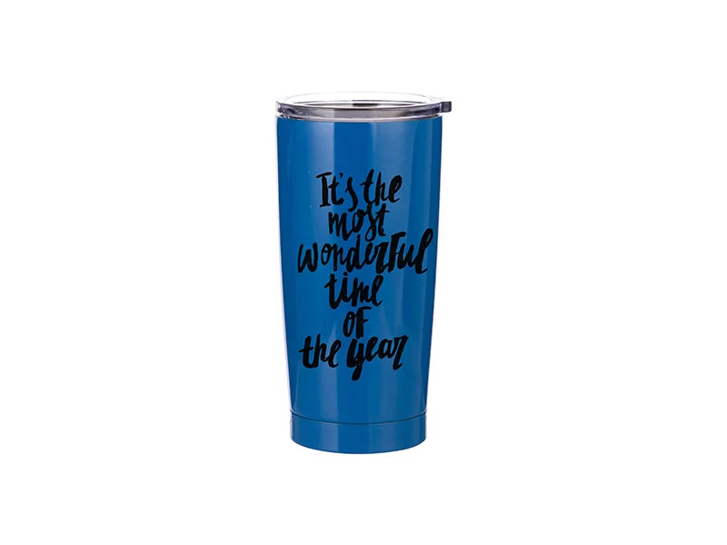 Sublimation 20oz Stainless Steel Tumbler (Blue)
