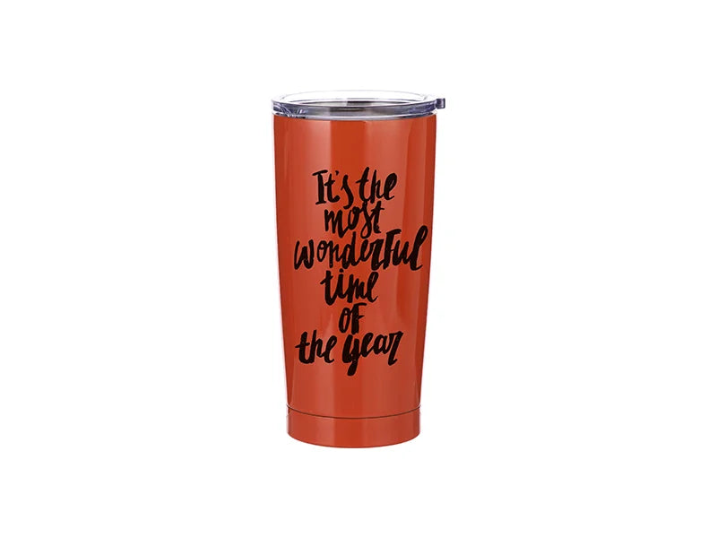 Sublimation 20oz Stainless Steel Tumbler (Orange)
