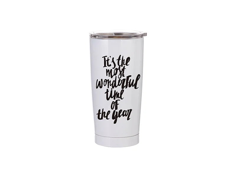 Sublimation 20oz Stainless Steel Tumbler (White)