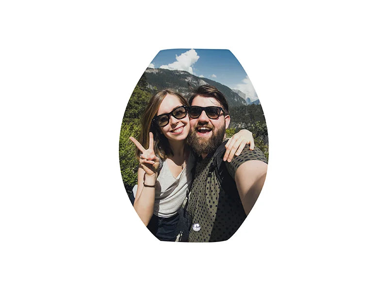 Sublimation Oval Plaque Glass Frame