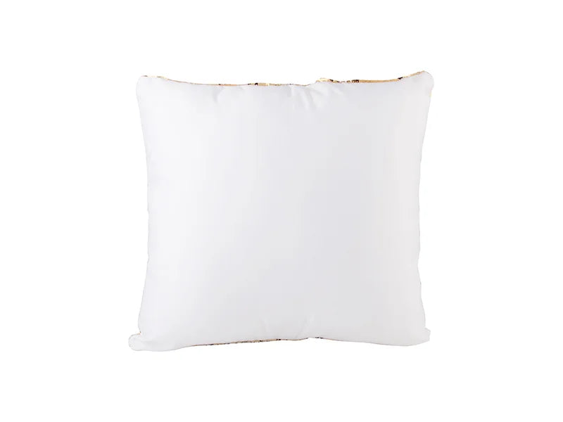 Sublimation Flip Sequin Pillow Cover (Gold w/ White, 40*40cm)