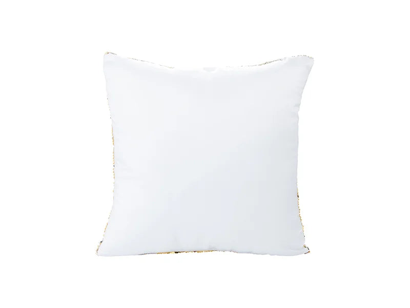 Sublimation Flip Sequin Pillow Cover (Gold w/ Silver)