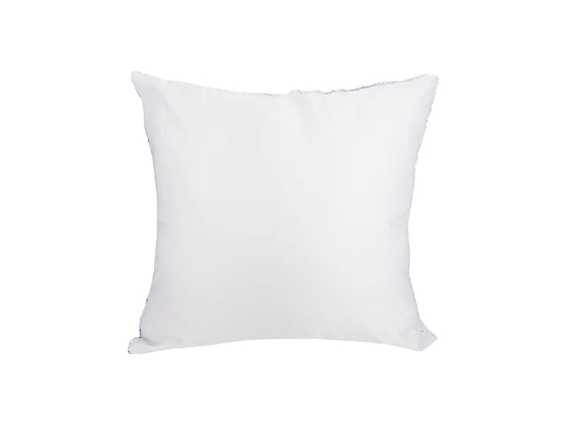 Sublimation Flip Sequin Pillow Cover (Light Blue w/ White, 40*40cm)