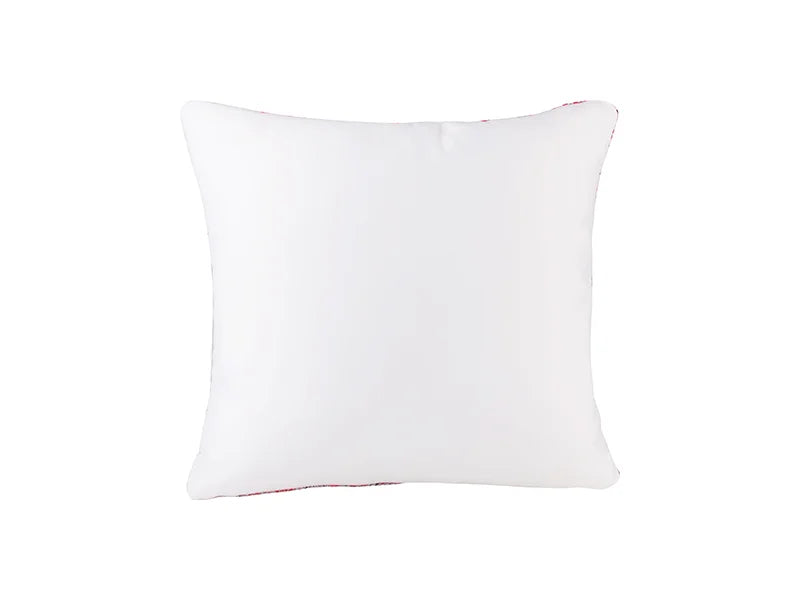 Sublimation Flip Sequin Pillow Cover (Red w/ White, 40*40cm)
