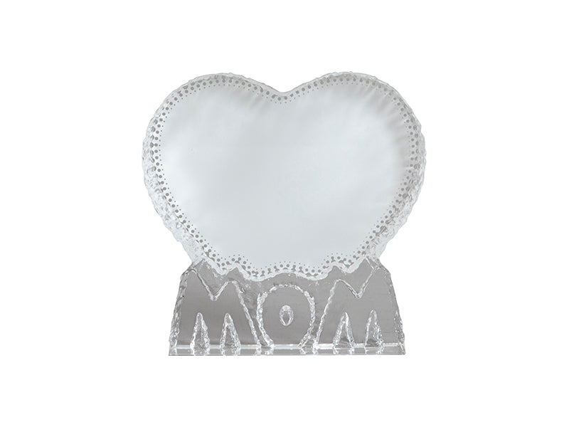 Sublimation Crystal for Mother's Day (Heart Shape,10*10*2cm)