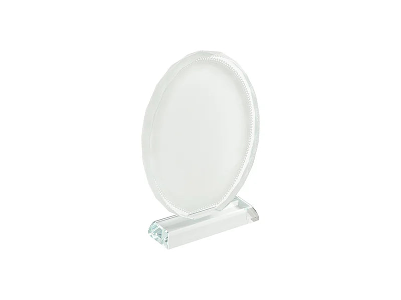 Sublimation Blanks Crystal(Oval Shape, 12*15.5*1.5cm)