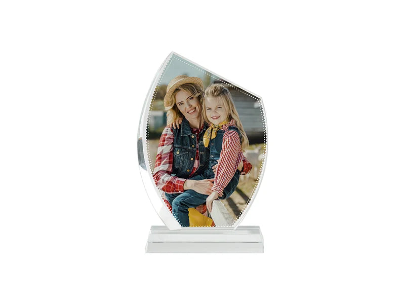 Sublimation Blanks Crystal(Single Bevel,12.5*24*1.5cm)