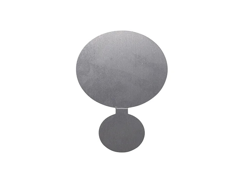 Sublimation Blanks Aluminum Photo Frame(Round,15.3*20.3*0.1cm)