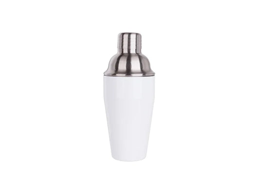 Sublimation 550ml Stainless Steel Cocktail Shaker (White)