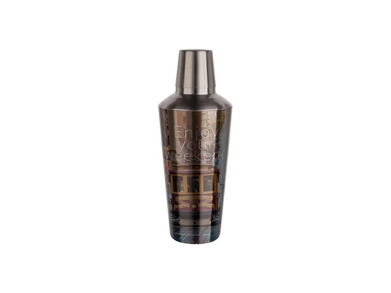 Sublimation 900ml Stainless Steel Cocktail Shaker (Silver)