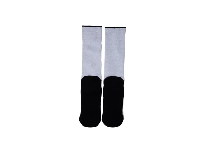Sublimation Silver Silk Glitter Tube Sock (22*23cm)