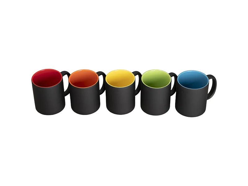 11oz Two-Tone Engravable Matte Black Mug