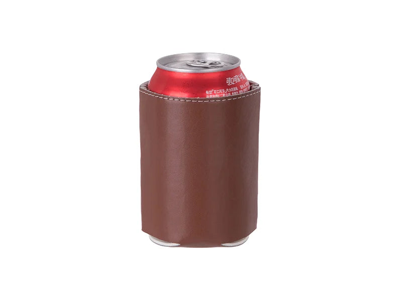 PU Can Cooler (Brown) MOQ: 500