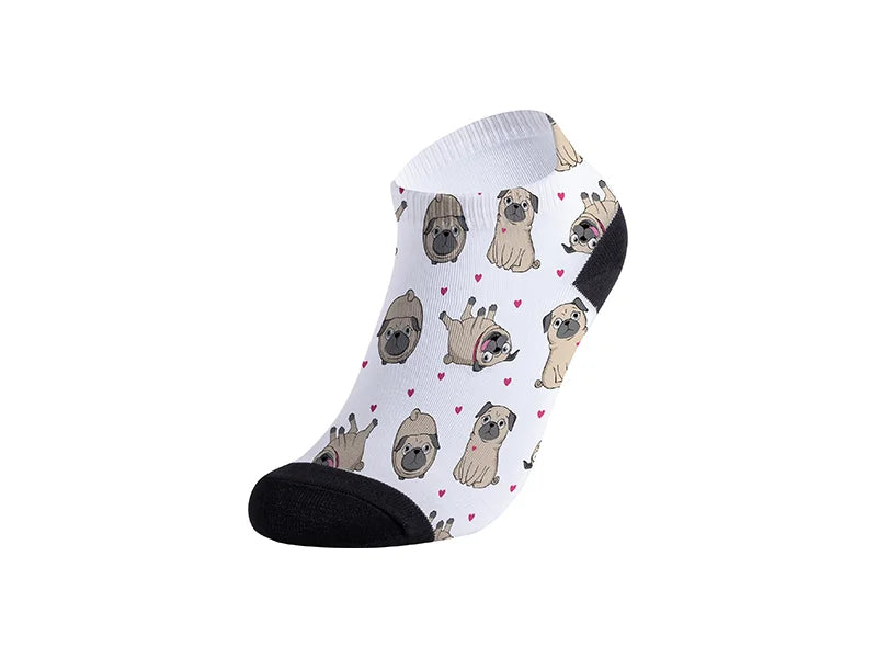 22cm Women Sublimation Blank Ankle Socks