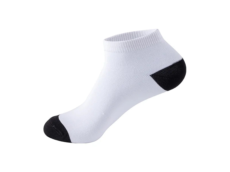25cm Men Sublimation Blank Ankle Socks