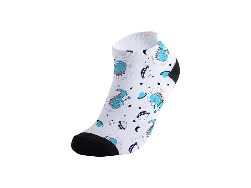 25cm Men Sublimation Blank Ankle Socks