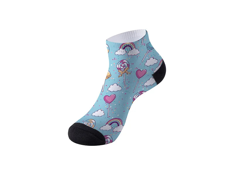 25cm Men Sublimation Blank Socks