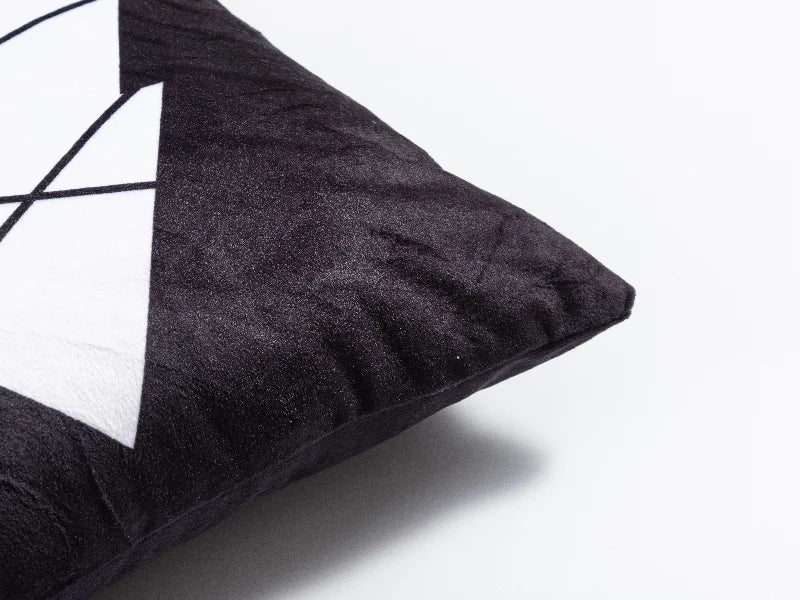 Sublimation 10 Panel Plush Pillow Cover (Tree Shape, 40*40cm/15.75inchx15.75inch)