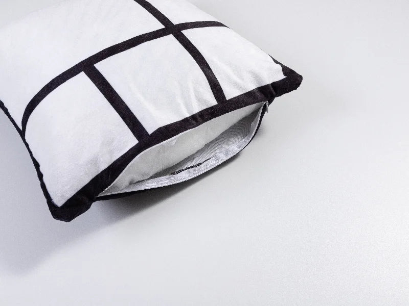 Sublimation 6 Panel Plush Pillow Cover (40*40cm/15.75inchx15.75inch)