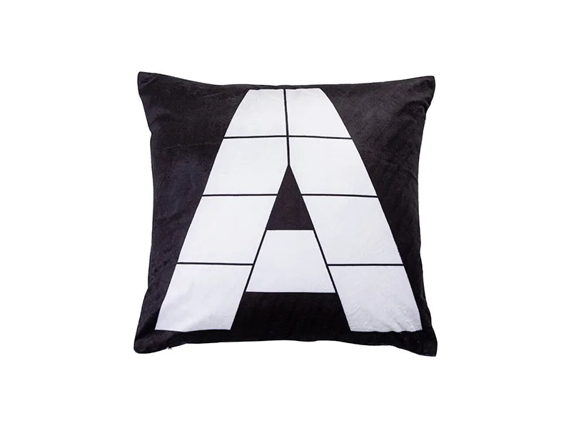 Sublimation 9 Panel Plush Pillow Cover (A-Shape, 40*40cm/15.75inchx15.75inch)