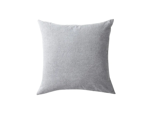 Two-Tone Sublimation Blanks Pillow Cover (Light Gray,40*40cm/15.7inch x 15.7inch)