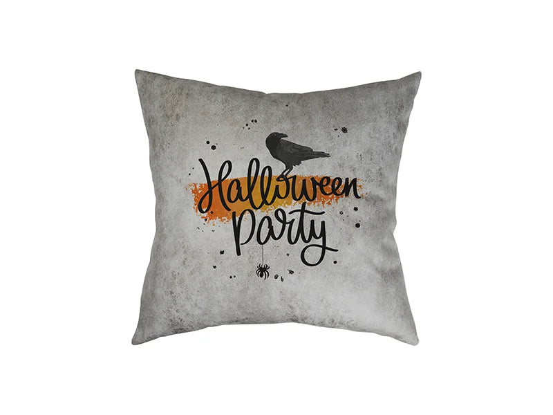 Sublimation Leathaire Pillow Cover (40*40cm, Dark Grey)