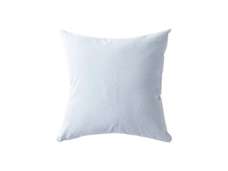 Two-Tone Sublimation Blanks Pillow Cover (40*40cm/15.7inch x 15.7inch, Light Blue)