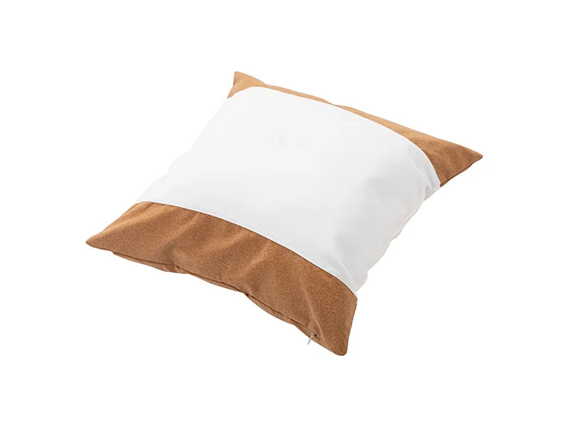 Sublimation Blanks Canvas Stitching Cork Pillow case (Upper and Lower Cork Stitching)