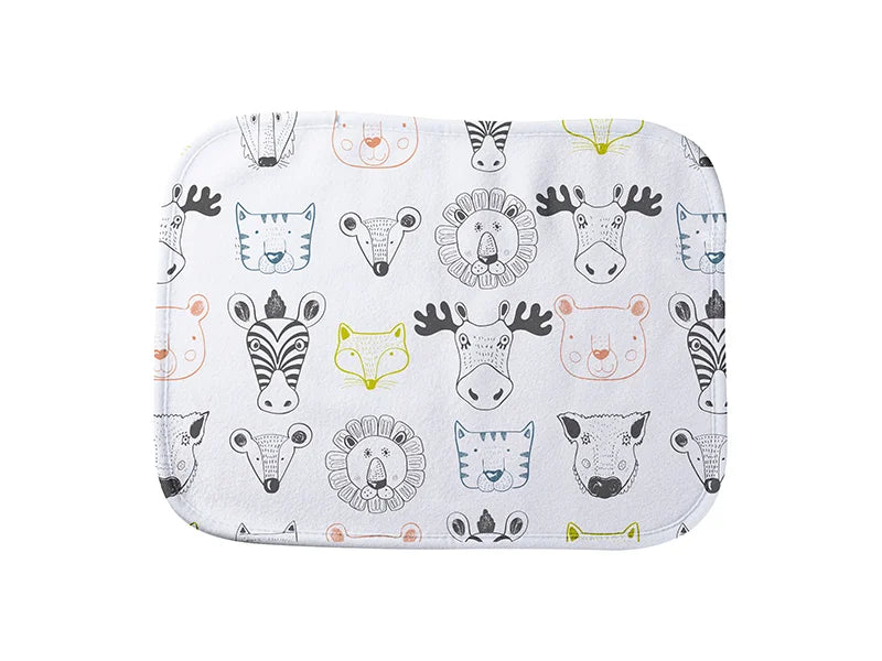 Sublimation Fleece Baby Burp Cloth (30*40cm/11.8inchx 15.7inch)