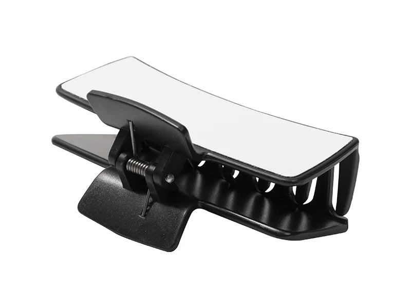 Sublimation Blanks Adult Ponytail Clip w/ Insert(Black,5.4*10.5*4.2cm)