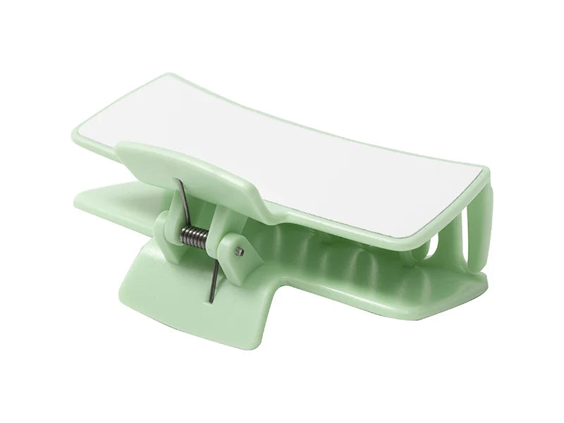 Sublimation Blanks Adult Ponytail Clip w/ Insert(Green,5.4*10.5*4.2cm)