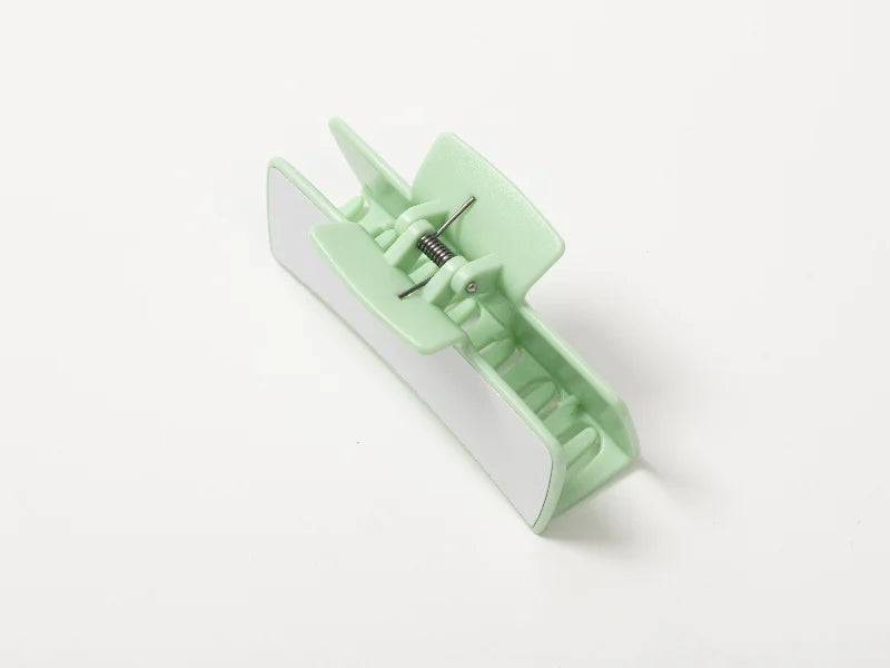 Sublimation Blanks Adult Ponytail Clip w/ Insert(Green,5.4*10.5*4.2cm)