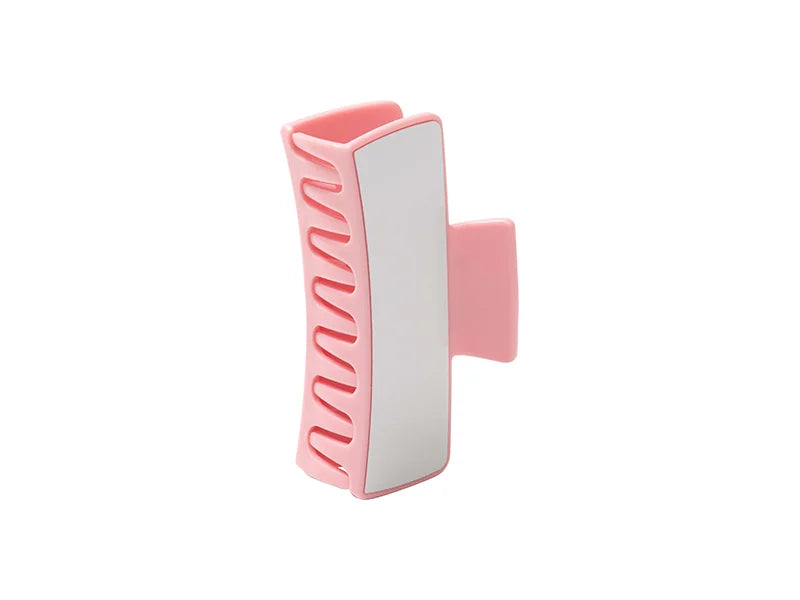 Sublimation Blanks Adult Ponytail Clip w/ Insert(Pink,5.4*10.5*4.2cm)