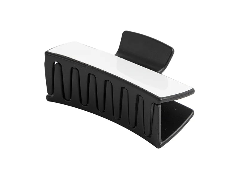 Sublimation Kids Hair Claw Clip w/Insert (Black,7.9*3.4*4.4cm)