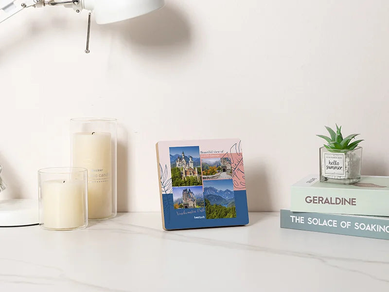 Sublimation Blanks Square Photo Frame(15.2*15.2*1.5cm)