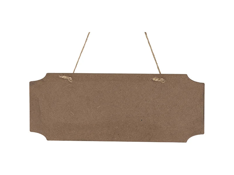 Sublimation Blanks Lace MDF Sign (12*30cm)