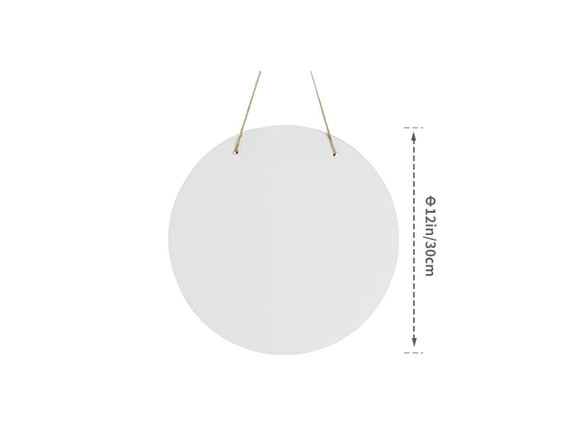 Sublimation Blanks Round MDF Sign (φ30cm)
