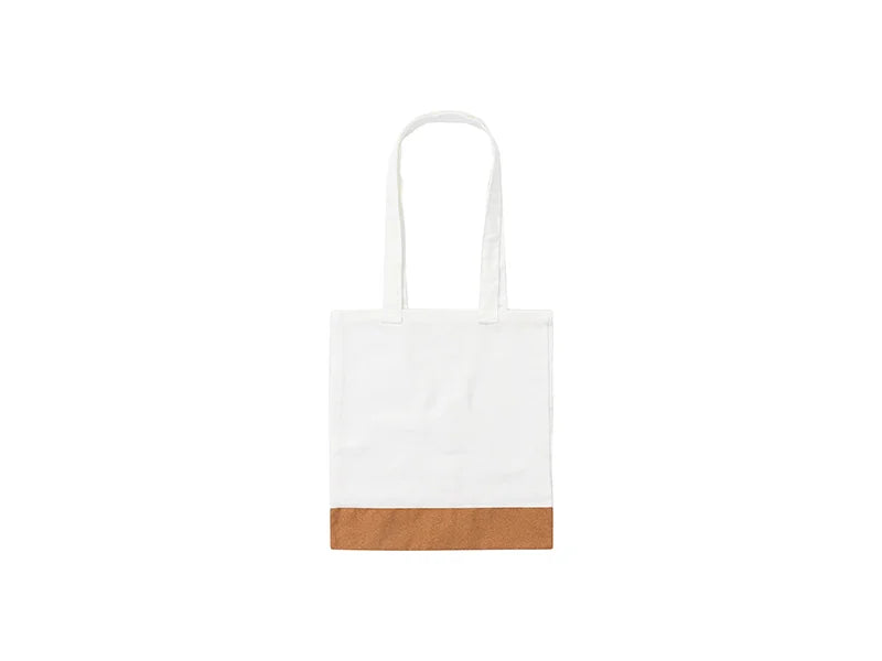 Sublimation Blanks Canvas Stitching Cork Eco-Friendly Shopping Bag