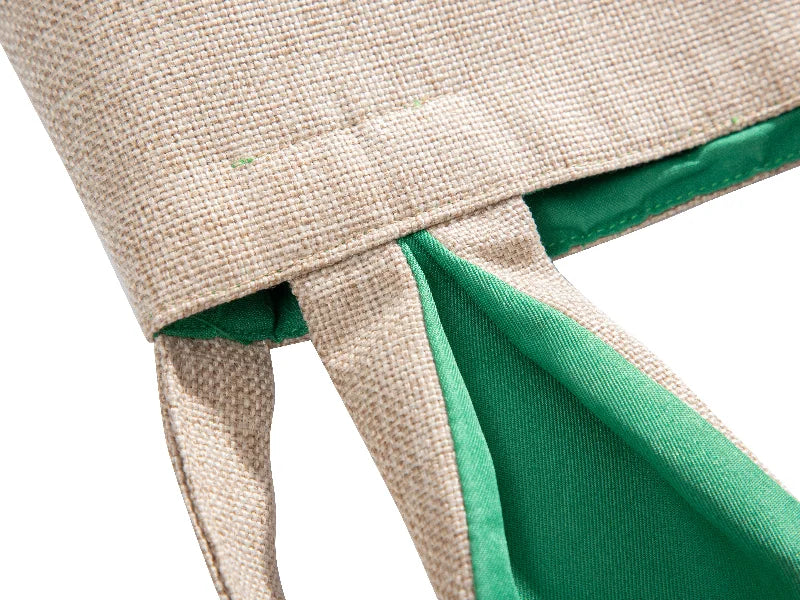 Sublimation Linen Easter Bunny Bag (Green Ears, 29*34cm)