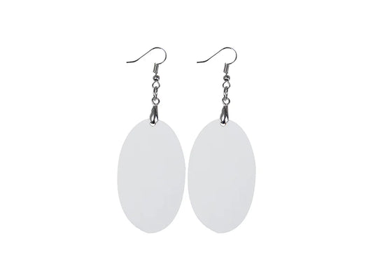 Sublimation Hardboard Earring (Oval)